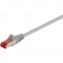 Tinklo kabelis Goobay CAT 6 komutacinis kabelis RJ-45 Cat6 0,5 m pilkas