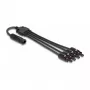 Kabelio skirstytuvas DeLOCK DL4 Solar Splitter kabelis 1 x kištukas į 4 x lizdai 50 cm juodas