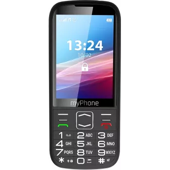 myPhone HALO 4 LTE | Juoda | 3,5 colio | TFT | 128 MB | 64 MB | Dual SIM | 3G | Bluetooth | Pagrindinės kameros raiška 2 MP | 2500 mAh