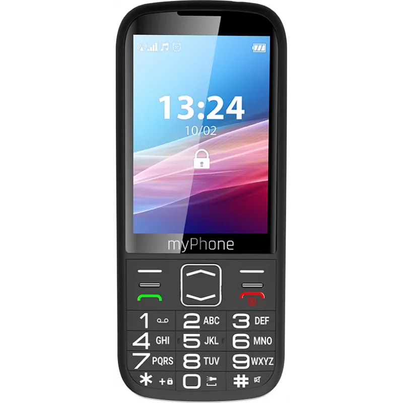 myPhone HALO 4 LTE | Juoda | 3,5 colio | TFT | 128 MB | 64 MB | Dual SIM | 3G | Bluetooth | Pagrindinės kameros raiška 2 MP | 2500 mAh