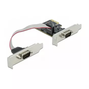 Išplėtimo kortelė DeLOCK PCI Express x1 į 2 x nuoseklioji RS-232