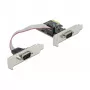 Išplėtimo kortelė DeLOCK PCI Express x1 į 2 x nuoseklioji RS-232