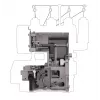Overlokas SINGER 14HD854 Heavy Duty elektrinis 120 W pilkas