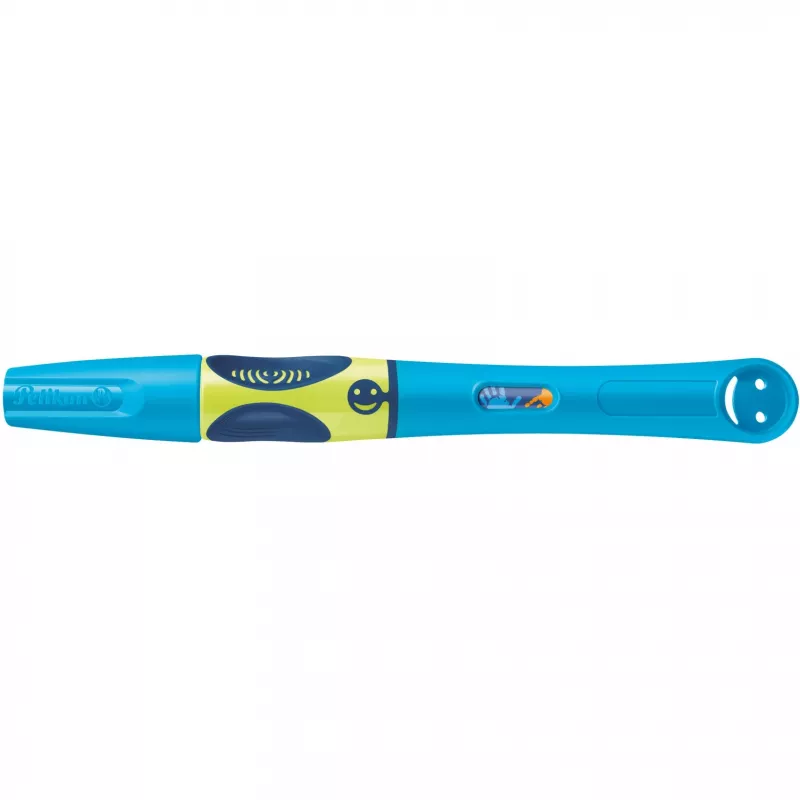 Pelikan griffix® plunksnakotis dešiniarankiams - Neon Fresh Blue - Mėlynas - Užpildymo kasetėmis sistema - Mėlynas - Plastikas - Nerūdijantis plienas - Dešiniarankiams (820363)