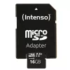 ATMINTIES MIKRO SDHC 16 GB C10/Su adapteriu 3433470 INTENSO