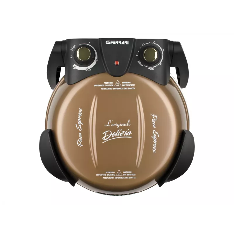 Picų krosnelė G3 Ferrari Delizia 1 picai 1200W juoda bronzinė