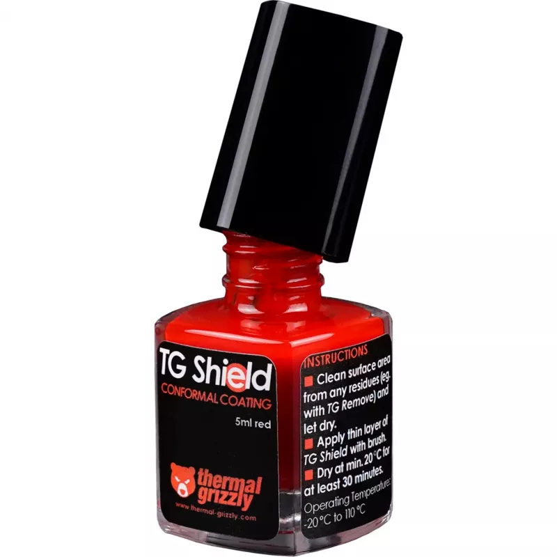 Aušinimo skystis Thermal Grizzly TG-ASH-050-RT, termopasta 5 ml, galima juodos/raudonos/skaidrios spalvos