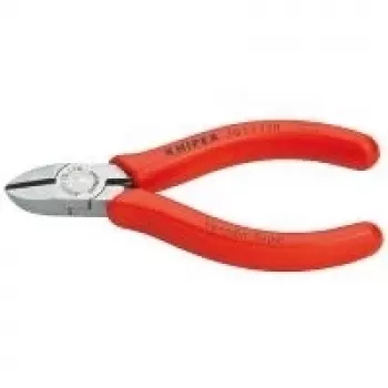 Knipex šoninės žnyplės l.110mm galvutė pol. rutulinė nosis maks.1,2mm