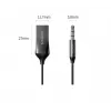 UGREEN CM309 Bluetooth 5.0 USB garso imtuvas su 3,5 mm AUX lizdu, juodas, 20–20000 Hz