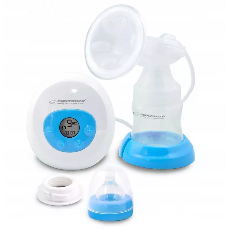 Krūties pompa ESPERANZA ECM001B elektroninė, talpa 1550 ml, kintamoji srovė / baterija