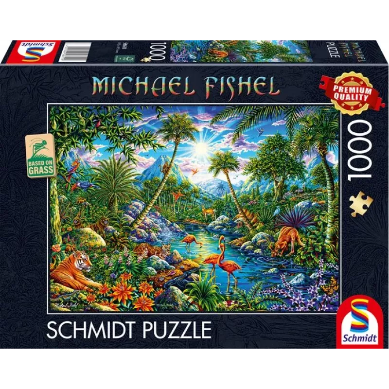 Michael Fishel: Inselparadies, dėlionė 1000 dalių
