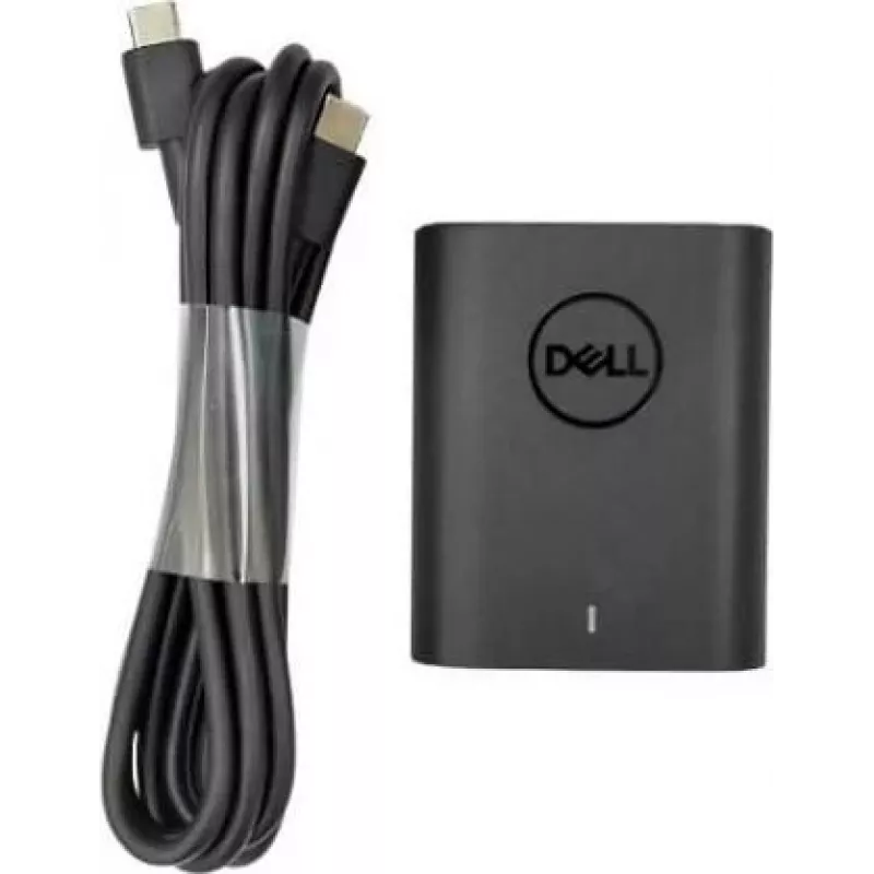 Kintamosios srovės adapteris Dell 60W USB‑C GaN Ultra plonas — Dell 60W USB‑C įkroviklis, modelis 4PNGK