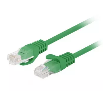 Patchcord cat.5e UTP 1m žalias 10 vnt. pakuotė PCU5-20CC-01