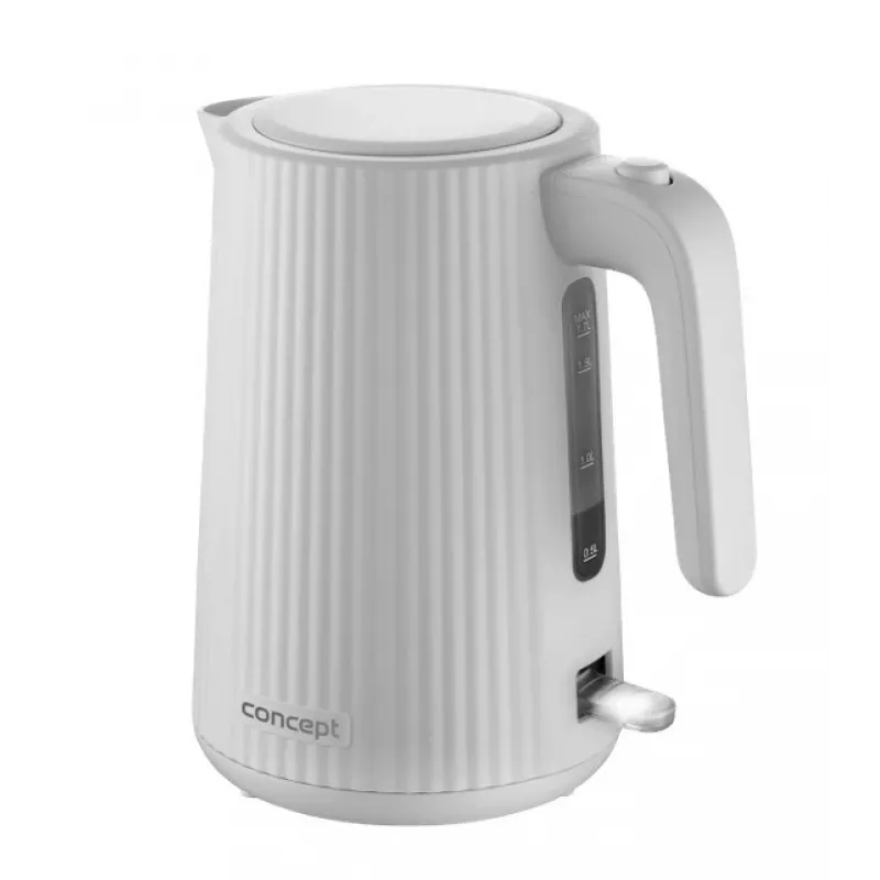 Elektrinis virdulys Concept Solution RK2390, plastikinis korpusas, 1,7 l, baltas