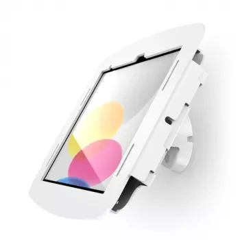 Compulocks iPad 10th-11th (A16) Gen Space Enclosure Bow Tilting Wall Mount White - Montavimo rinkinys (Korpusas, Pakreipiamas sieninis laikiklis)