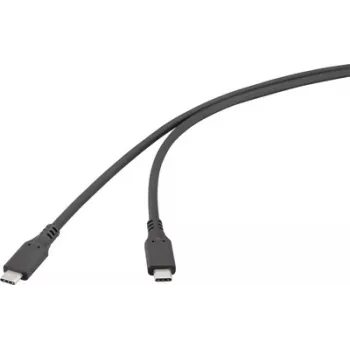 Renkforce USB laidas USB4 USB-C kištukas juodas RF-6830438 (RF-6830438)