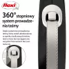 Flexi nauja COMFORT 8 m juodas, pilkas šunų ištraukiamas pavadėlis