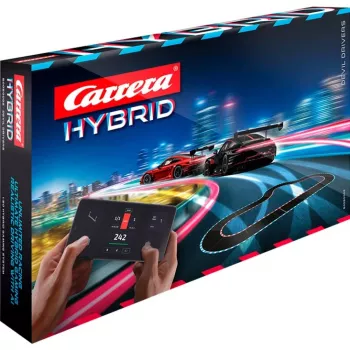 Lenktyninis automobilis ir trasos rinkinys Carrera 50050002 juoda, mėlyna, geltona 12+