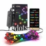 Twinkly Dots 60 RGB USB išmanieji žibintai, 3 m, juodi