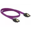 SATA laidas DeLOCK 83691 0,5 m SATA 7 kontaktų violetinis