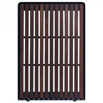 Mini-ITX/mATX PC korpusas Lian Li A3-mATX Wood Edition — riešutmedžio priekinis skydelis, juodas korpusas