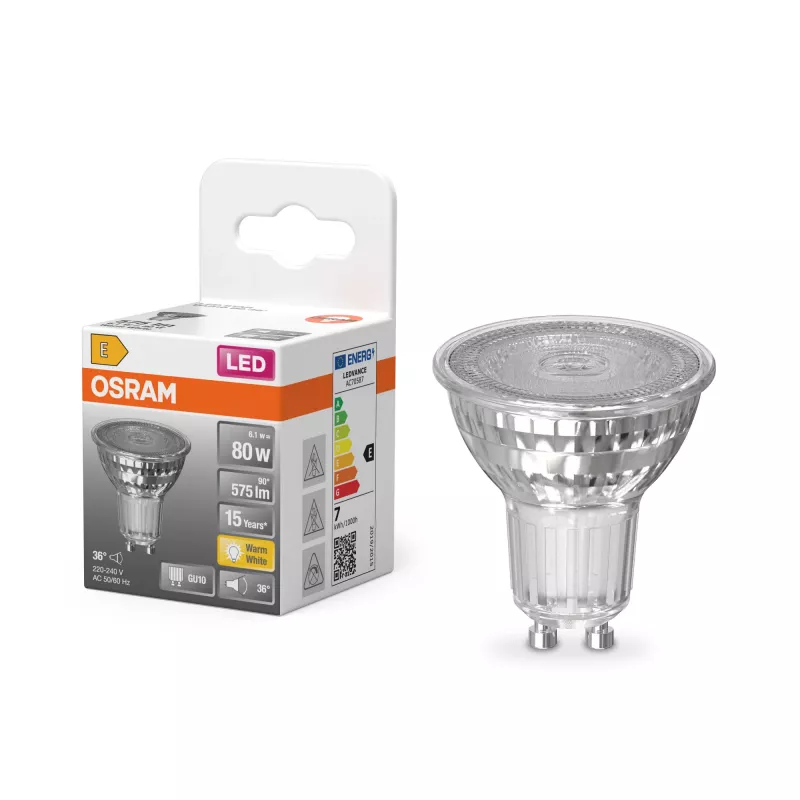 Osram Parathom Reflector | GU10 | 6,1 W | Šilta balta