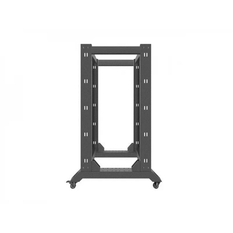 Laisvai stovintis stovas LANBERG OR01-6822-B 22U, 600 mm P x 800 mm G, juodas, 600 kg talpa
