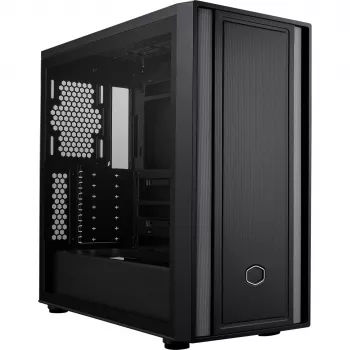Cooler Master MasterBox 600 Lite PC korpusas, MIDI-Tower, E-ATX, grūdintas stiklas - juoda