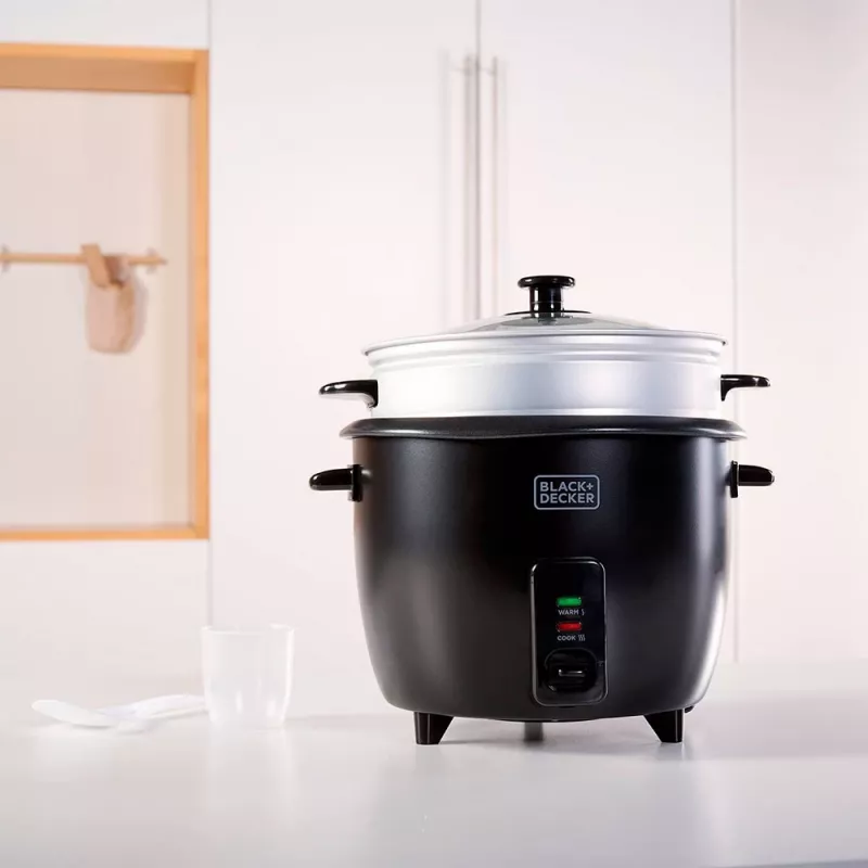 Ryžių viryklė Juoda+Decker BXRC1800E