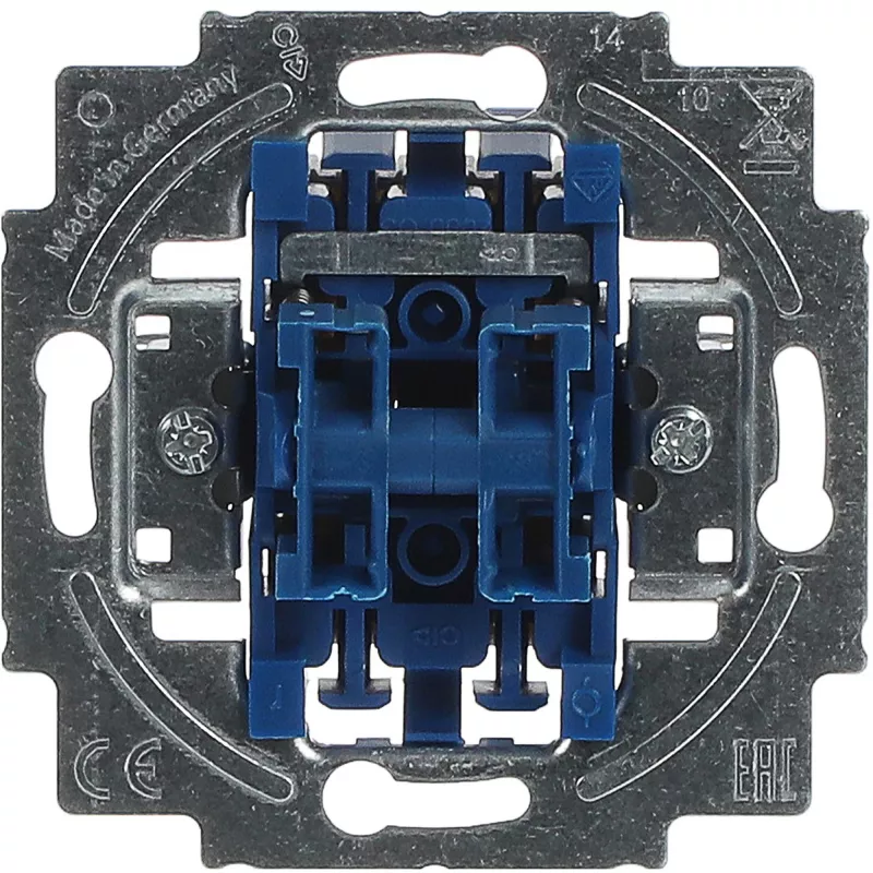 BUSCH JAEGER 2020/4 US – laidinis – juodas – pilkas – kintamoji srovė – 250 V – 71 mm – 25 mm