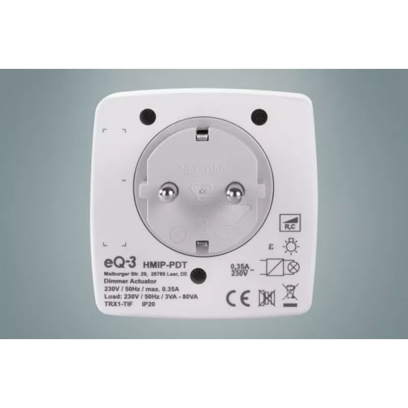 Dimmer ir jungiklis eQ-3 AG HmIP-PDT External White