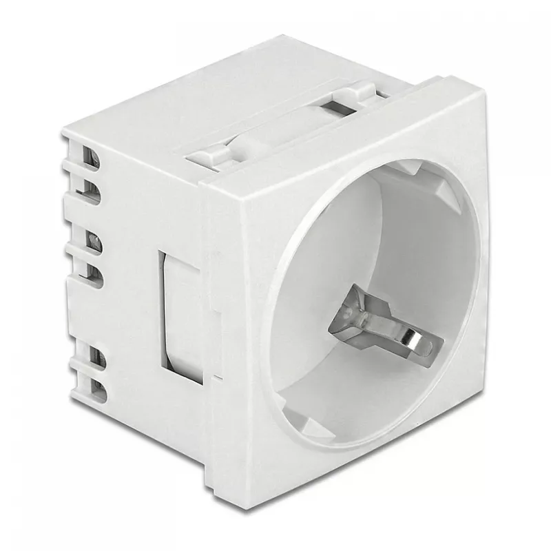 Kištukinis lizdas CEE 7/3 DeLOCK 81425 250V 16A baltos spalvos