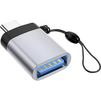 Microconnect USB3.0ACFB-KEY jungčių adapteris USB C USB A, juodas, sidabrinis