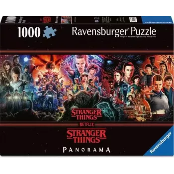 Dėlionė Panorama – Stranger Things: Wir sehen uns to der anderen Seite (1000 dalių)