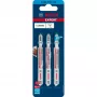 Pjūklo geležtė Bosch Laminate Clean 3 vnt. karbidas 1,5 cm