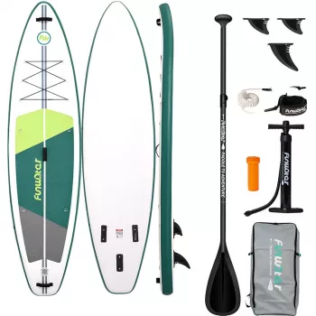 FunWater SUP irklenčių lenta SUPFW69A (žalia-balta)
