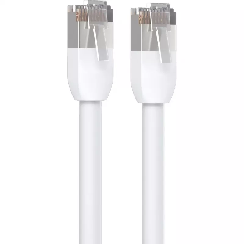 Tinklo kabelis Ubiquiti UACC-CABLE-PATCH-OUTDOOR-3M-W RJ-45 Cat5e 3 m Baltas S/UTP TPE
