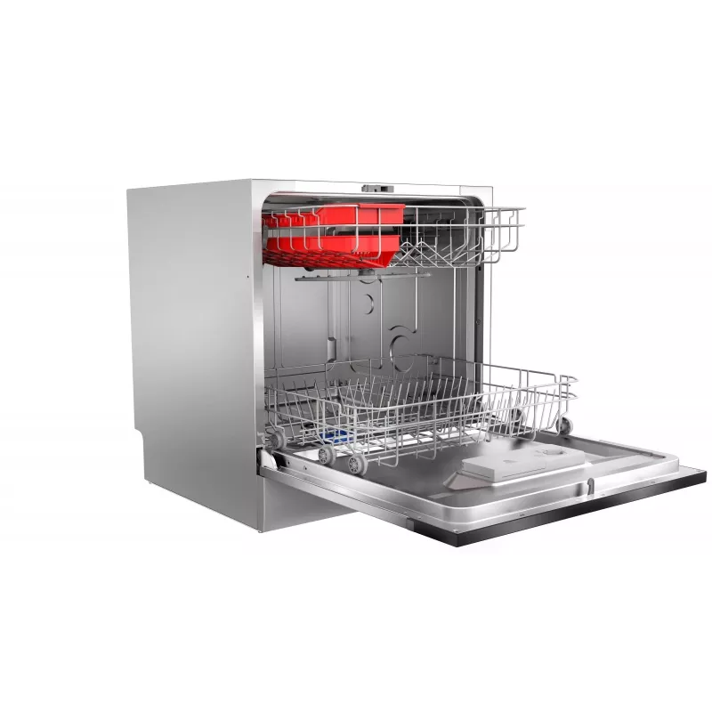 Indaplovė Toshiba DW-08T2EE(W)-PL, 8 vietų, F energijos klasė, 49 dB, 55×59×50 mm