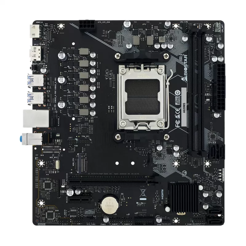 Biostar A620MS AM5 Micro-ATX motininė plokštė