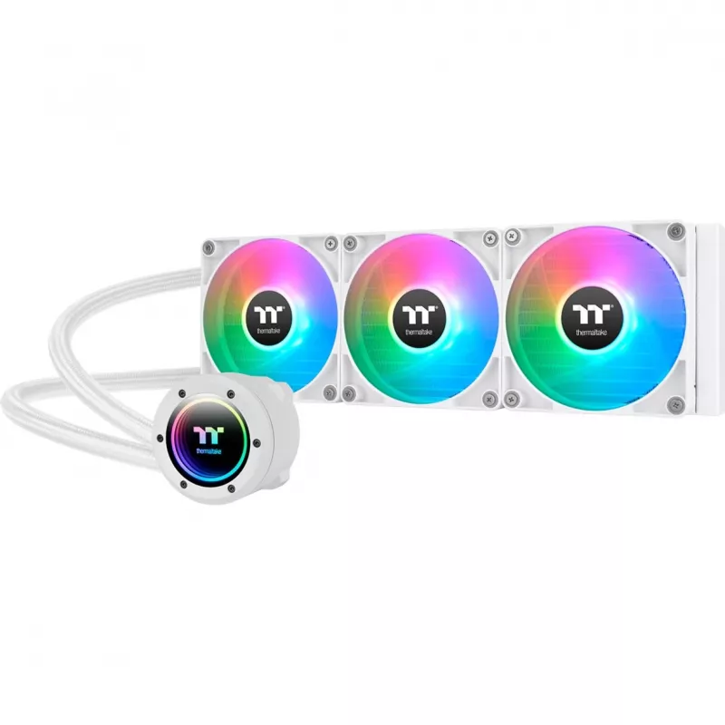 Thermaltake TH360 V2 ARGB procesoriaus skysčio aušinimo rinkinys 36 cm Baltas 1 vnt.