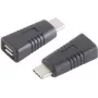 Laido lyties keitiklis ShiverPeaks BS13-20014 USB 3.1 Type-C Micro-USB 2.0 Type-B juodas