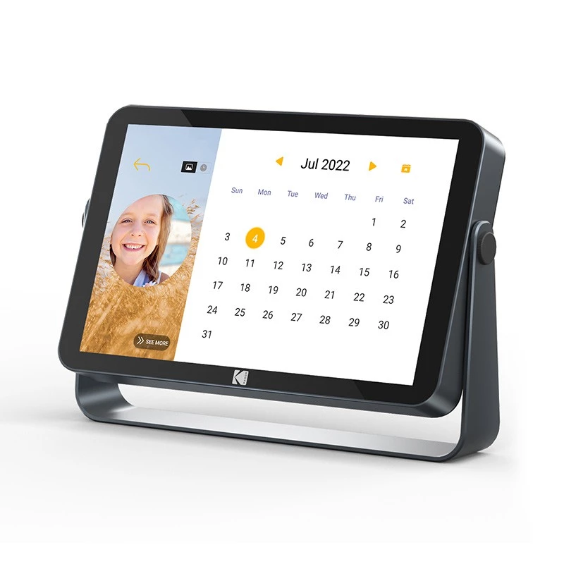 WiFi kamera Kodak RWF-109V dūminė pilka — vidaus Wi‑Fi apsaugos kamera, kompaktiško dizaino