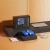 Nešiojamasis elektrinis šildytuvas Ocoopa UT4103 — įkraunama rankų šildyklė, 4 šilumos lygiai, 10000 mAh, aliuminis, mėlynas