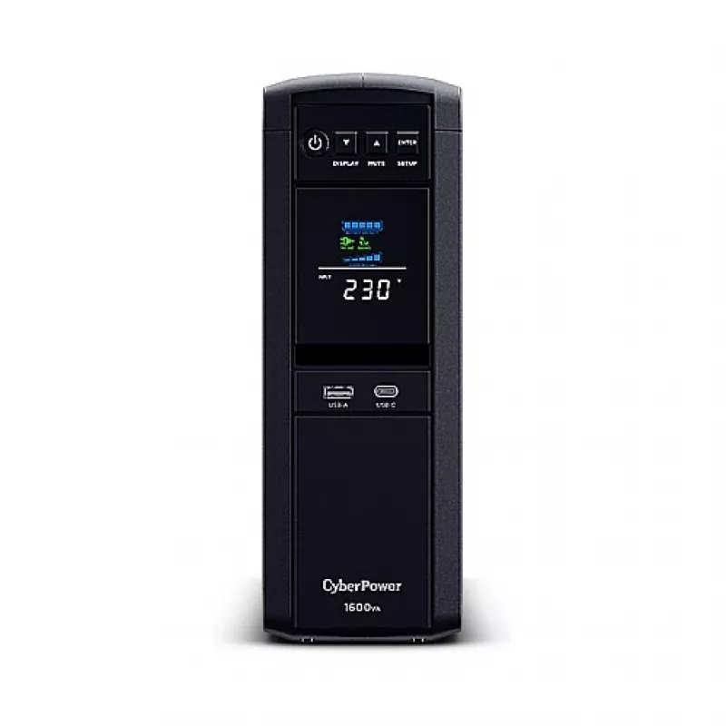 CyberPower CP1600EIPFCLCD nepertraukiamo maitinimo šaltinis (UPS) Line-Interactive 1,6 kVA 1000 W 6 kintamosios srovės lizdų (-ai)