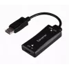 Vaizdo kabelio adapteris GEMBIRD A-HDMIF30-DPM-01 HDMI Type A į DisplayPort 0,15 m juodas