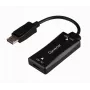 Vaizdo kabelio adapteris GEMBIRD A-HDMIF30-DPM-01 HDMI Type A į DisplayPort 0,15 m juodas