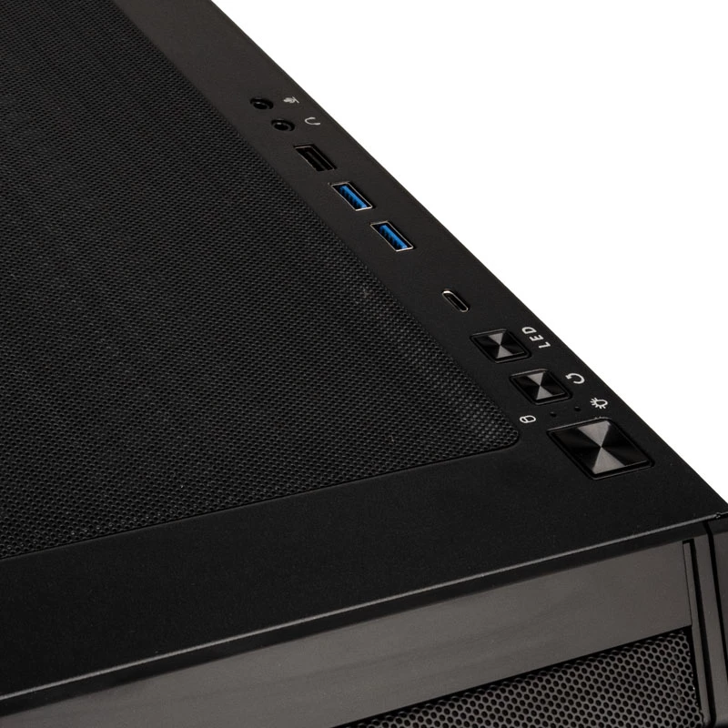 PC Case Kolink Citadel Mesh ATX ARGB Midi-Tower – juoda, ATX vidutinio bokšto formos faktorius