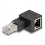 Delock - Tinklo adapteris - RJ-45 (M) į dešinę sulenktas į RJ-45 (W) - CAT 6a