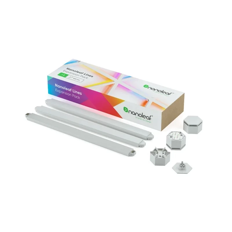Nuotaikos apšvietimo Nanoleaf Lines išplėtimo rinkinys 3 vnt.