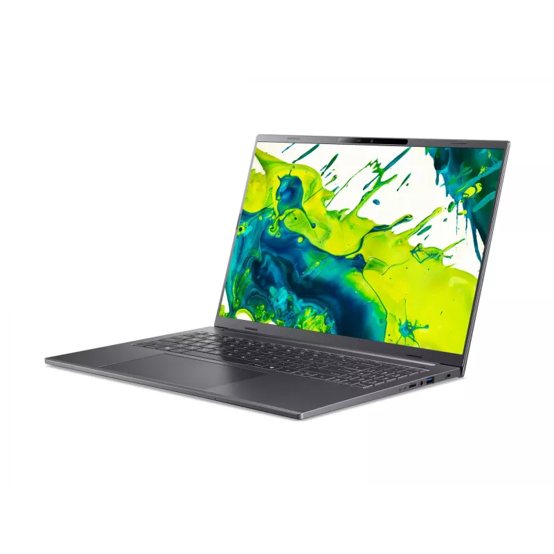 Acer Aspire 16 AI A16-11M - 180° vyrių dizainas - Snapdragon X X1-26-100 - Win 11 Home - Qualcomm Adreno - 16 GB RAM - 512 GB SSD NVMe, QLC - 40,6 cm (16 colių)